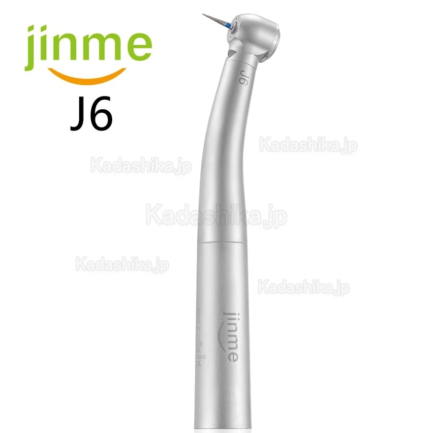 Jinme J6 歯科用タービンハンドピース、6穴、NSK/KVAOクイックカップリング付き